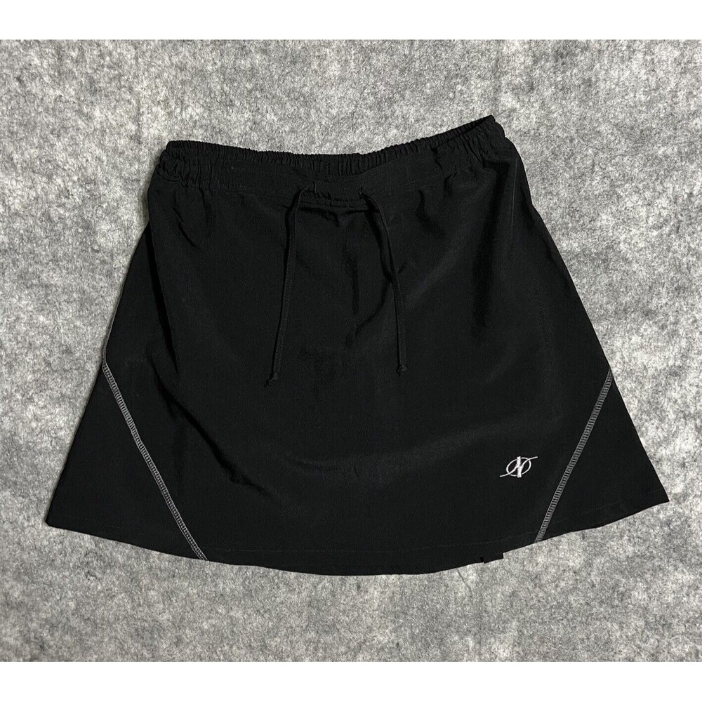 NordicTrack Skort Women’s S Black Liner Shorts Outdoor Tennis Golf Y2K